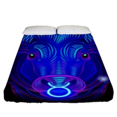 Sign Taurus Zodiac Fitted Sheet (queen Size)