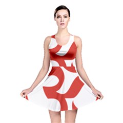 Hindu Om Symbol (red) Reversible Skater Dress by abbeyz71