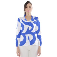 Hindu Om Symbol (royal Blue) Wind Breaker (women) by abbeyz71