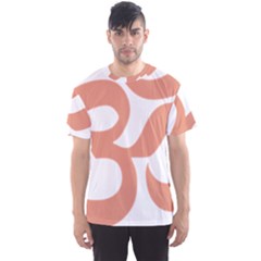 Hindu Om Symbol (Salmon) Men s Sport Mesh Tee