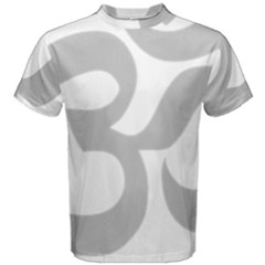 Hindu Om Symbol (gray) Men s Cotton Tee by abbeyz71