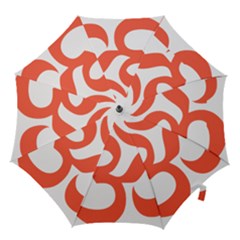 Hindu Om Symbol (peach) Hook Handle Umbrellas (medium) by abbeyz71