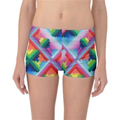 Rainbow Chem Trails Reversible Bikini Bottoms