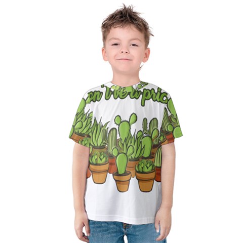 Cactus - Dont Be A Prick Kids  Cotton Tee by Valentinaart