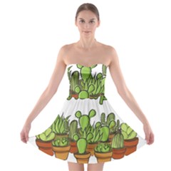 Cactus - Dont be a prick Strapless Bra Top Dress