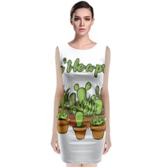 Cactus - Dont be a prick Classic Sleeveless Midi Dress
