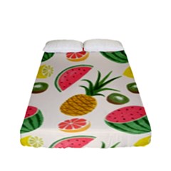 Fruits Pattern Fitted Sheet (full/ Double Size) by Nexatart