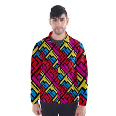 Hert Graffiti Pattern Wind Breaker (men) by Nexatart