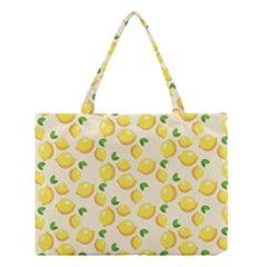 Lemons Pattern Medium Tote Bag by Nexatart