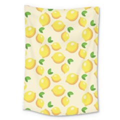 Lemons Pattern Large Tapestry by Nexatart