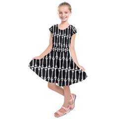 Bones  Kids  Short Sleeve Dress by Valentinaart