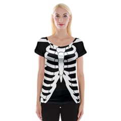 X Ray Women s Cap Sleeve Top by Valentinaart