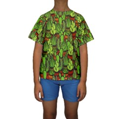 Cactus Kids  Short Sleeve Swimwear