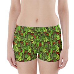 Cactus Boyleg Bikini Wrap Bottoms