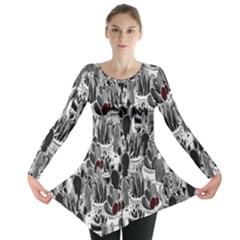 Cactus Long Sleeve Tunic  by Valentinaart