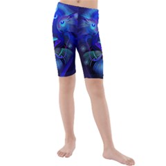 Sign Leo Zodiac Kids  Mid Length Swim Shorts by Mariart