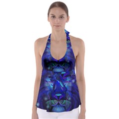 Sign Leo Zodiac Babydoll Tankini Top by Mariart