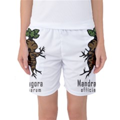 Mandrake Plant Women s Basketball Shorts by Valentinaart