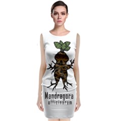 Mandrake Plant Sleeveless Velvet Midi Dress by Valentinaart