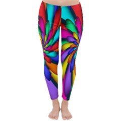 Star Flower Color Rainbow Classic Winter Leggings