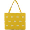 Waveform Disco Wahlin Retina White Yellow Mini Tote Bag View1