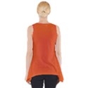 Scarlet Pimpernel Writing Orange Green Side Drop Tank Tunic View2