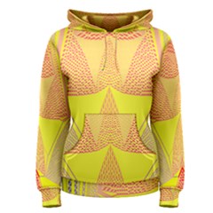 Wave Chevron Plaid Circle Polka Line Light Yellow Red Blue Triangle Women s Pullover Hoodie