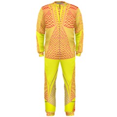 Wave Chevron Plaid Circle Polka Line Light Yellow Red Blue Triangle Onepiece Jumpsuit (men)  by Mariart