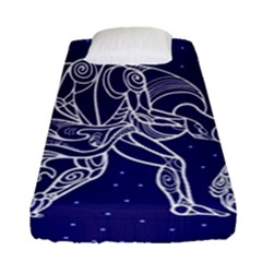 Aquarius Zodiac Star Fitted Sheet (single Size) by Mariart