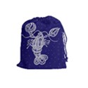 Cancer Zodiac Star Drawstring Pouches (Large)  View1