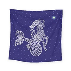 Capricorn Zodiac Star Square Tapestry (small)