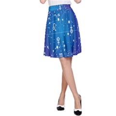 Astrology Illness Prediction Zodiac Star A-line Skirt