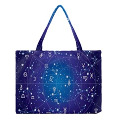 Astrology Illness Prediction Zodiac Star Medium Tote Bag by Mariart