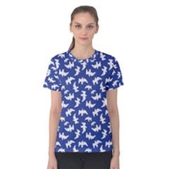 Birds Silhouette Pattern Women s Cotton Tee