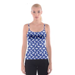 Birds Silhouette Pattern Spaghetti Strap Top by dflcprintsclothing