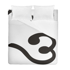 Bengali Om Symbol  Duvet Cover Double Side (full/ Double Size) by abbeyz71