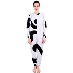 Bengali Om Symbol Onepiece Jumpsuit (ladies)  by abbeyz71