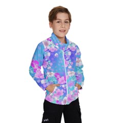 Flowers Cute Pattern Wind Breaker (kids) by Nexatart