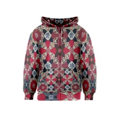 Beautiful Art Pattern Kids  Zipper Hoodie by Nexatart