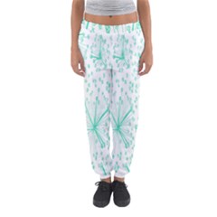 Pattern Floralgreen Women s Jogger Sweatpants