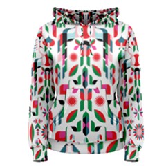 Abstract Peacock Women s Pullover Hoodie