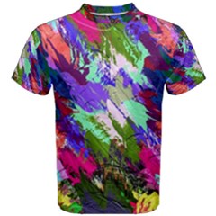 Tropical Jungle Print And Color Trends Men s Cotton Tee by Nexatart