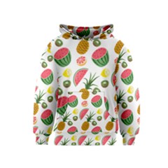 Fruits Pattern Kids  Pullover Hoodie by Nexatart