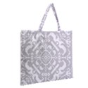 Mosaic Pattern Cyberscooty Museum Pattern Zipper Large Tote Bag View2