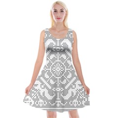 Mosaic Pattern Cyberscooty Museum Pattern Reversible Velvet Sleeveless Dress by Nexatart