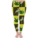Bird And Snake Pattern Classic Winter Leggings View1