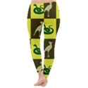 Bird And Snake Pattern Classic Winter Leggings View4