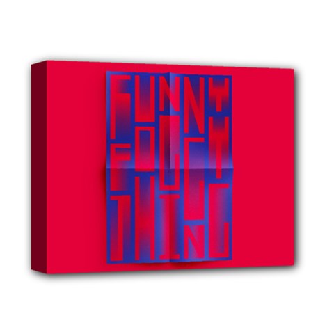 Funny Foggy Thing Deluxe Canvas 14  x 11 