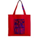 Funny Foggy Thing Zipper Grocery Tote Bag View1