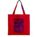 Funny Foggy Thing Zipper Grocery Tote Bag View2